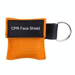 Maschera di protezione per il viso di emergenza per RCP Portachiavi Maschera per la respirazione (arancione)