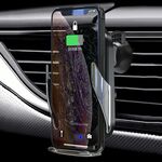 HAMTOD C20 15W Regolabile QI Smart Sensor Presa d'aria per auto Supporto di ricarica wireless per telefoni cellulari da 4,6-7 pollici