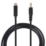 Cavo di ricarica per laptop da USB-C / Type-C a 5,5 x 2,5 mm, lunghezza cavo: circa 1,5 m (nero)