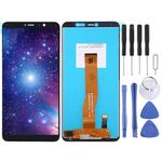 Schermo LCD TFT per Wiko Y80 con assemblaggio completo di digitalizzatore (nero)