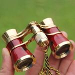 Metallo 3x25 cintura placcatura in oro rosso Classical Classic Classic Specchio Telescopio