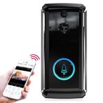 Campanello video intelligente WiFi M101, supporto visione notturna a infrarossi / rilevamento movimento / interfono bidirezionale / scheda SD da 32 GB (nero)