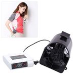 Mini ventola di raffreddamento portatile Ventola di raffreddamento USB Skin Cooler (nero)