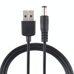 Cavo di alimentazione CC da 3A USB a 5,5 x 2,1 mm, lunghezza: 1 m