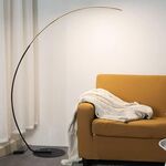 Tipo di pesca creativa semplice Lampada da tavolo da lettura Soggiorno Divano Camera da letto Lampada da terra, Colore chiaro: Luce bianca (Nero)