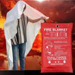 Tenda per estintori con protezione di sicurezza per ripari antincendio di sopravvivenza di emergenza, dimensioni: 1,5 × 1,5 m