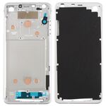 Piastra cornice cornice LCD alloggiamento anteriore per LG G6 / H870 / H970DS / H872 / LS993 / VS998 / US997 (argento)