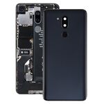 Coperchio posteriore della batteria con obiettivo della fotocamera e sensore di impronte digitali per LG G7 ThinQ / G710 / G710EM / G710PM / G710VMP (nero)