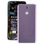 Coperchio posteriore della batteria con obiettivo della fotocamera e sensore di impronte digitali per LG Q7 / Q7 + (viola)