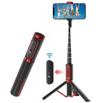Supporto per cellulare con telecomando per selfie stick M18 (rosso)
