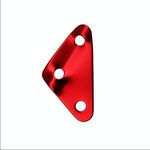 3 PZ Triangolo Lega di alluminio Corda del vento Fibbia di regolazione Fibbia Tenda Baldacchino Corda di scorrimento Accessori per fibbia a corda scorrevole