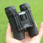 Binocolo tascabile HD ad alta potenza per visione notturna a bassa luminosità 12X25 telescopio