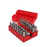 Set di punte di sicurezza per cacciavite elettrico 33 in 1 con supporto magnetico per trapano