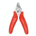 Mini pinza elettronica per elettricisti in acciaio inossidabile, colore: rosso
