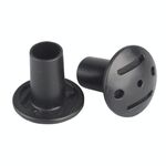 2 PCS Tappo antiperforazione Cap Alpenstock Bar di supporto Custodia protettiva Anti-scoppio Tenda Palo Elmetto in plastica