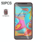 50 PCS Pellicola in vetro temperato smerigliato non completamente opaco per Galaxy A2 Core, nessun pacchetto di vendita al dettaglio