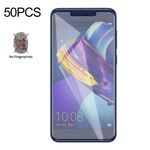 Pellicola in vetro temperato smerigliato non opaco da 50 pezzi per Huawei Honor V9 Play, nessun pacchetto di vendita al dettaglio