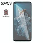 Pellicola in vetro temperato smerigliato non opaco da 50 pezzi per Huawei Honor 20/20 Pro, nessun pacchetto di vendita al dettaglio