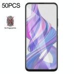 Pellicola in vetro temperato satinato non opaco da 50 pezzi per Huawei Honor 9X / 9X Pro, nessun pacchetto di vendita al dettaglio