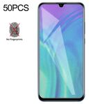 Pellicola in vetro temperato smerigliato non opaco da 50 pezzi per Huawei Honor 20 Lite, senza confezione