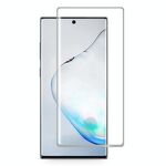 Per Galaxy Note 10+ 3D Curved Edge Glue Pellicola in vetro temperato a schermo intero curvo, lo sblocco dell'impronta digitale è supportato (trasparente)