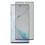 Per Galaxy Note 10 0.3mm 9H Durezza superficiale 3D Privacy Bordo curvo Colla Pellicola in vetro temperato a schermo intero curvo, sblocco dell'impronta digitale non supportato (nero)