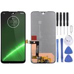 Schermo LCD TFT per Motorola Moto G7 Plus con assemblaggio completo di digitalizzatore (nero)