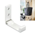 Appendiabiti pieghevole Gancio per accappatoio Ganci decorativi da parete per bagno (gancio d'argento (inviare vite))