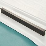 2 PCS 2778-256 Maniglia per guardaroba moderna e semplice per porta dell'armadio (nera)