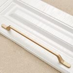 2 PCS 9008-224 Maniglia in lega di zinco per armadio guardaroba moderna semplice maniglia per porta (oro)