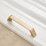 3 PCS 9009-96 Maniglia in lega di zinco per armadio guardaroba moderna semplice maniglia per porta (oro)