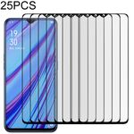 25 PCS Full Cover ScreenProtector pellicola in vetro temperato per OPPO A9X