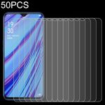 50 PCS 0.26mm 9H 2.5D Pellicola in vetro temperato per OPPO A9