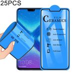 25 PCS 2.5D Full Glue Full Cover Ceramica Film per Huawei Y9 (2019) / Honor 8X