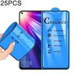 25 PCS 2.5D Full Glue Full Cover Ceramica Pellicola per Huawei Nova 4 / Honor V20