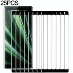 25 PCS 9H Pellicola in vetro temperato a schermo intero curvo 3D per Sony Xperia XZ3