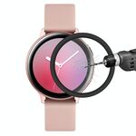 Per Galaxy Watch Active 2 40mm ENKAY Cappello-principe 3D Schermo intero Bordo in TPU morbido + Pellicola proteggi schermo in vetro morbido HD