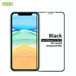 Per iPhone 11 MOFI 9H 3D Pellicola in vetro temperato con schermo curvo a prova di esplosione (nero)