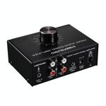 B015 Amplificatore di segnale stereo anteriore Booster Cuffie Amplificatore altoparlante Cuffie Dual-Audio Source