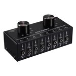 B027 6 input 2 output o 2 input 6 output selettore della sorgente del segnale audio Interfaccia da 3,5 mm