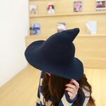 Cappello di lana a tesa larga di Halloween Personality Wizard Steeple