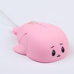 Mouse sveglio del computer portatile della casa dell'ufficio della ragazza del mouse del fumetto (rosa)