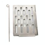 Accessori da picnic per barbecue portatili in rete per barbecue in acciaio inossidabile, dimensioni: M 22,6x15,8 cm