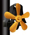 YL106 5Blade alta temperatura di calore di alluminio Powered Camino Stufa Fan