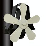 YL106 5Blade alta temperatura di calore di alluminio Powered Camino Stufa Fan