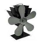 YL602 5Blade alta temperatura di metalli a caldo Powered Camino Stufa Fan