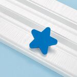 Maniglia per armadietto per cassetti per bambini moderna e antiurto con motivo a stella blu