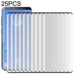 25 PCS per Galaxy S10 Plus 0.3mm 9H 3D Pellicola in vetro temperato a schermo intero, lo sblocco dell'impronta digitale dello schermo è supportato