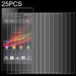 25 PCS per Sony Xperia Z / L36h 0,26 millimetri 9H Surface di durezza 2.5D vetro temperato Film