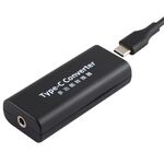 Adattatore connettore di alimentazione DC 4.0 x 1.7mm femmina a USB-C / Type-C femmina con cavo USB-C / tipo C da 15 cm